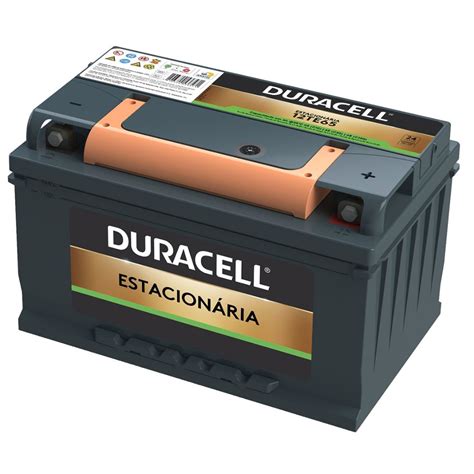 Bateria Estacionária Duracell 12v 68ah C100 Nobreak Solar Submarino