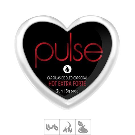 Pulse Cápsulas de Óleo Corporal Hot Extra Forte