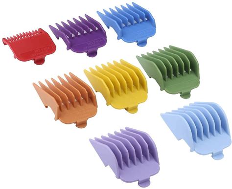 Professional Hair Clipper Guide Combs Replacement Guards Set Color