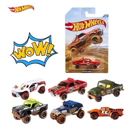 ORIGINAL HOT WHEELS OFF ROAD TRUCK SERIES SET OF 6 GDG44 9C9F Hobbies Toys Toys Games