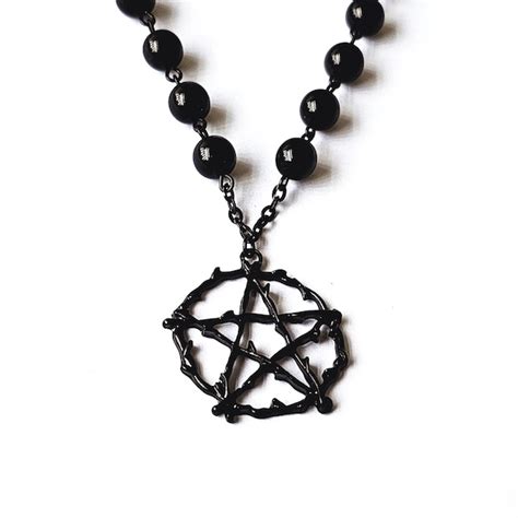 Pentagram Necklace - Etsy