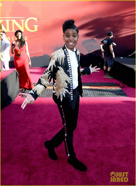 JD McCrary & Shahadi Wright Joseph Arrive in Style for 'The Lion King ...