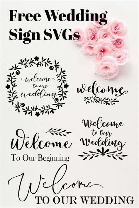 Free Wedding Signs Svg And Printables Wedding Signs Diy Cricut