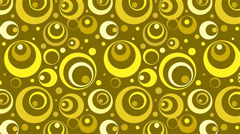 Free Yellow Circle Background Pattern Vector Graphic