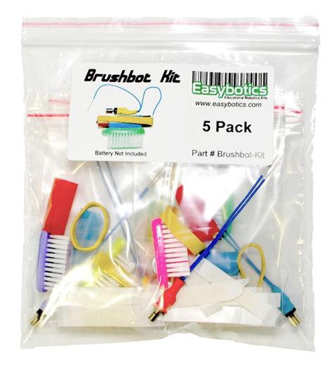 Brushbot Kit 5 Pack – Easybotics LLC