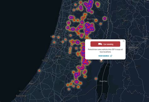 Interactive map aims to show incidents of West Bank violence amid IDF ...