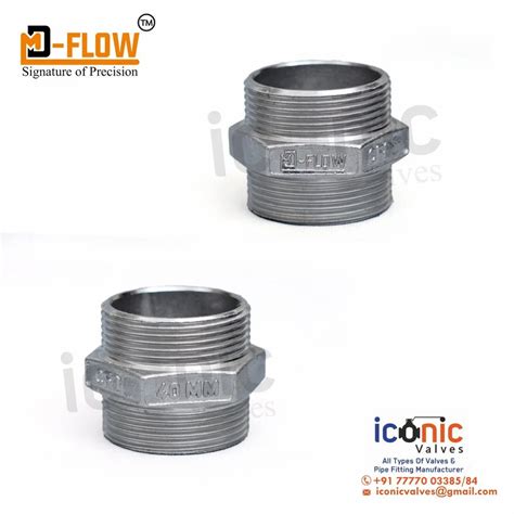 Stainless Steel Threaded Pipe Fittings Material Grade Ss 304 And Ss316 Size 14 To 2 Inch At