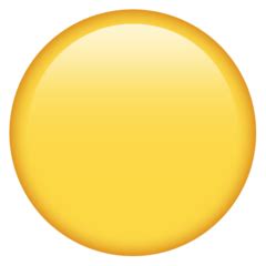 Yellow Circle Emoji Png Transparent Png Kindpng Images