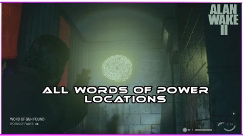 Alan Wake 2 All Words Of Power Locations War Action Aid Improve