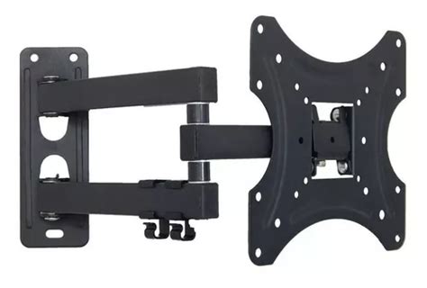 Soporte Pantalla Tv Pared Vesa A Pulgadas Brazo Articu Color Negro