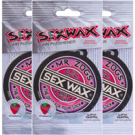 Mr Zog S Sex Wax Strawberry Air Freshener The Wave Shack