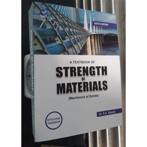 Jual A Textbook Of Strength Of Materials Mechanics Of Solid Shopee