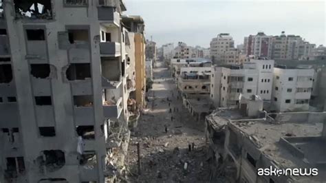 Palazzi Sventrati E Macerie La Devastazione Di Gaza Vista Dal Drone