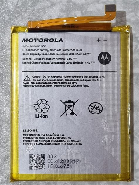 Bateria Original Motorola Moto E7 Plus Xt2081 Modelo Jk50