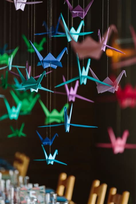 Beautiful Over Sized Origami Cranes By Flying Crane Origami