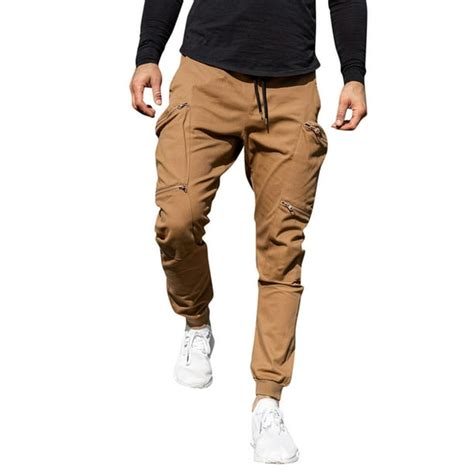 Wefuesd Sweatpants For Men Mens Casual Fitness Patchwork Bodybuilding ...