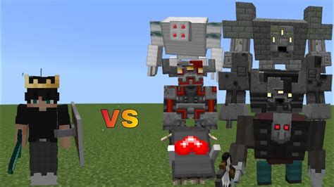 Salmon Boss Vs Crimson Steves More Mobs And Bosses Minecraft Java Mob Battle Youtube