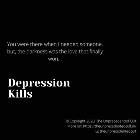 Quotes about love and depression: Dark Love - The Unprecedented Cult