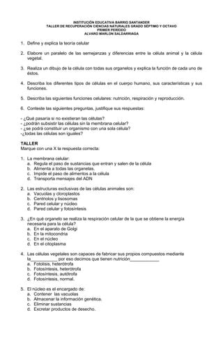 REFUERZO CIANCIAS 7º 2º PERIODO PDF