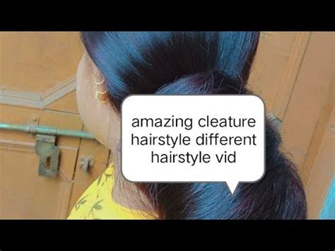 Silky Shiny Open Long Dry Hair Oily Hair Making Bun Hairstyle Komal