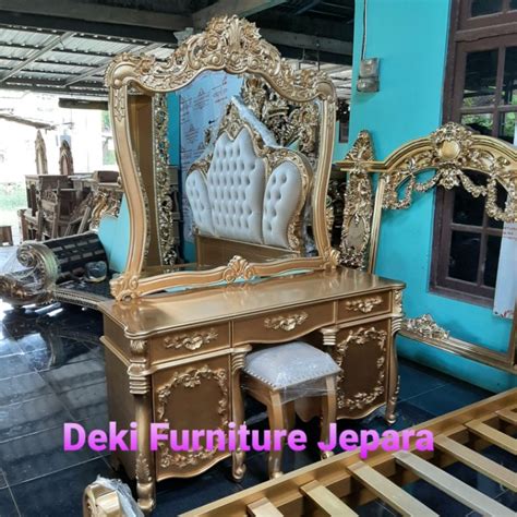 Jual MEJA RIAS JATI JEPARA MINIMALIS MODERN MEWAH TERBARU UKIR ANTIK