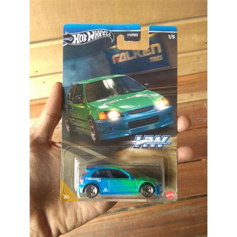 Jual Hot Wheels Honda Civic Ek Falken Shopee Indonesia