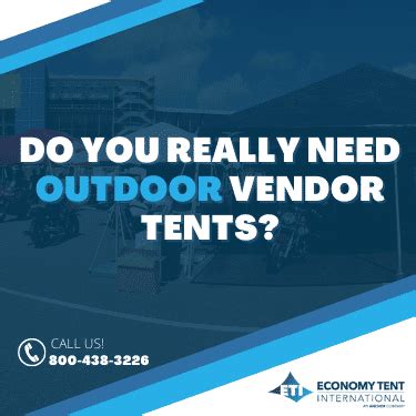 Outdoor Vendor Tents - Do You Really Need One? - Economy Tent International