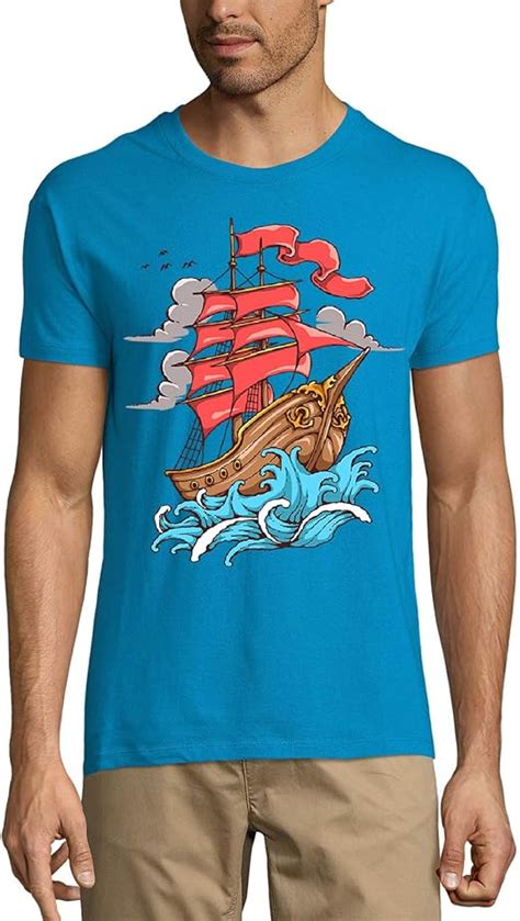 Ultrabasic Camiseta Para Hombre Dise O De Barco En El Mar Amazon Es