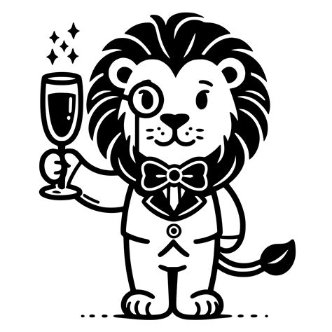 Fancy Lion Cheers – Creative Meadow