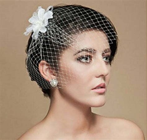 Memorable Wedding Bridal Veils For Short Hair