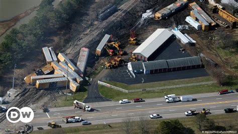 Us Norfolk Southern Freight Train Derails Again In Ohio Dw