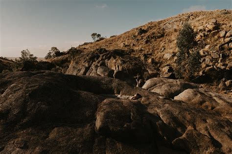 Art Nude Photography Outdoors Amongst Cliffs Rocks Velvet Thyme