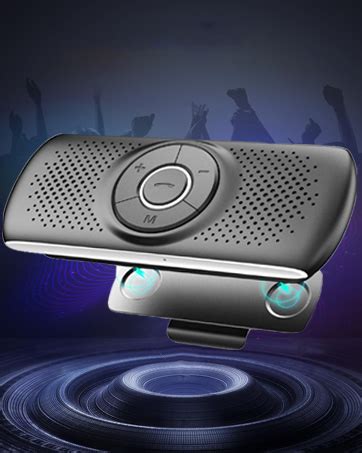 Freisprecheinrichtung F R Auto Bluetooth Mit Clip Tf Kartenslot