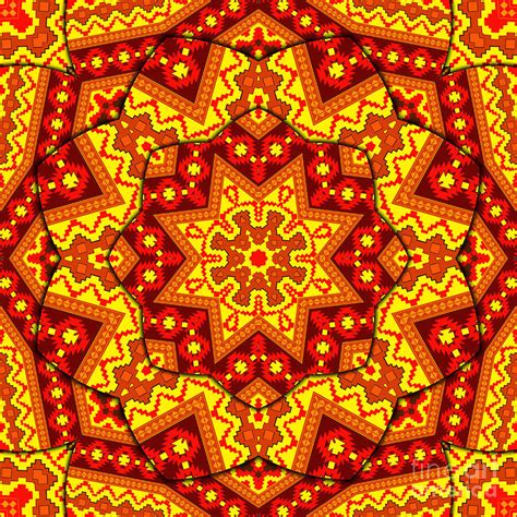 Aztec Kaleidoscope Photograph By Ludek Sagi Lukac Fine Art America