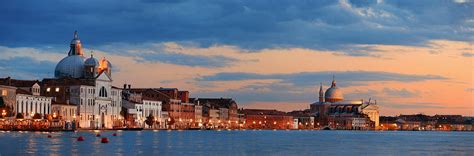 Venice skyline panorama at night Photograph by Songquan Deng - Fine Art America