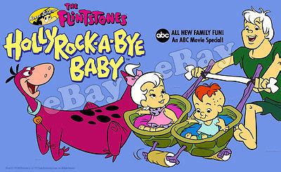 EXTRA LARGE FLINTSTONES HOLLYROCK-A-BYE BABY MOVIE Panoramic Photo ...