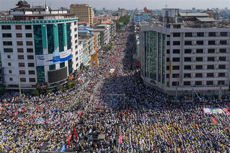 Myanmar military threatens to use force as protesters demonstrate ...