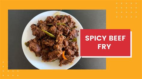 Spicy Beef Fry🌶how To Make Spicy Beef Fry At Homenadan Beef Fry Youtube