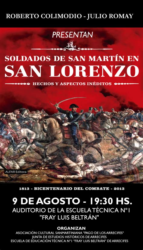 Presentación del libro "Soldados de San Martín en San Lorenzo" - Diario