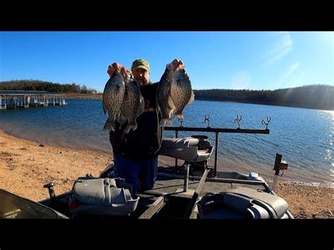 Crappie Fishing Bull Shoals Lake 1 24 22 YouTube