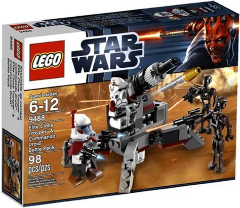 Lego Star Wars The Clone Wars Elite Clone Trooper Commando Droid Battle Pack Set 9488 Toywiz