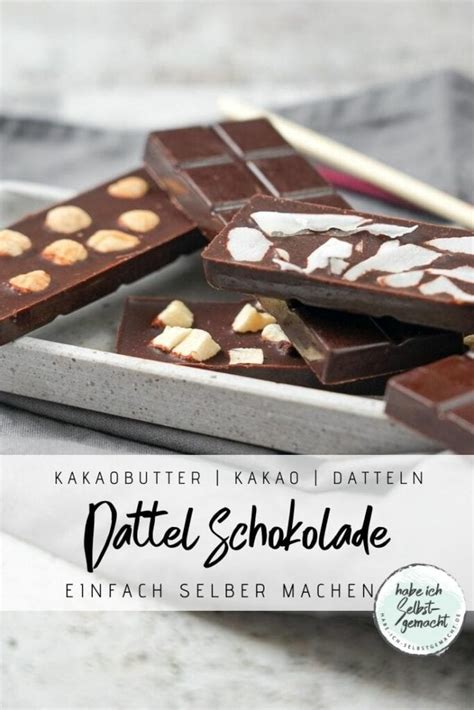 Dattel Schokolade Vegan Rezept In Schokoladen Rezepte