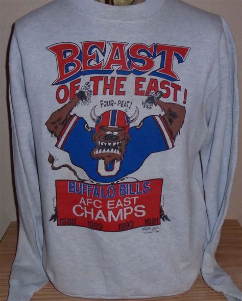 Vintage 1991 Buffalo Bills Nfl Sweatshirt Large By Vintagerhino247 On