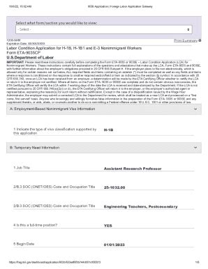 Fillable Online Application For Non Academic Staff H1B Visa Sponsorship