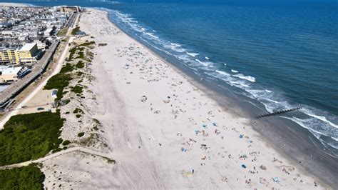 North Wildwood Beach Replenishment Project Completed Drone Footage