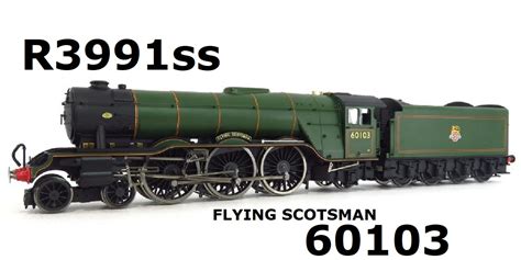 Hornby R3991ss A3 Class 4 6 2 60103 Flying Scotsman In Br Green Livery Early Emblem Steam