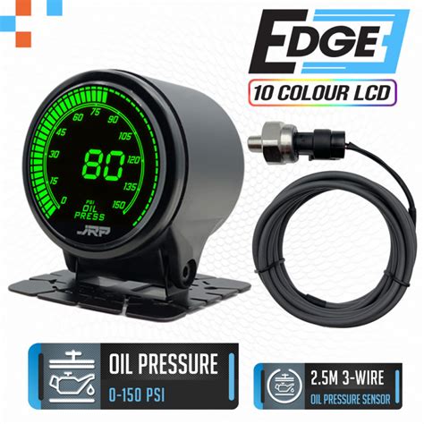 Oil Pressure Gauge Kit Mm Digital Psi Colour