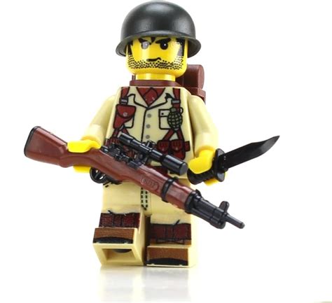 WW2 US Army Soldiers Squad Made With Real LEGO®, 44% OFF