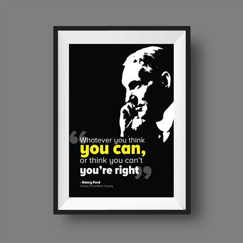 Henry Ford Best Quotes Motivational Leadership Inspirational Posters ...