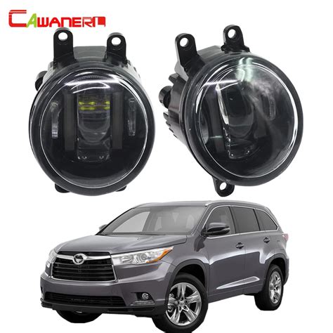 Cawanerl For Toyota Highlander Car Styling Left Right Fog